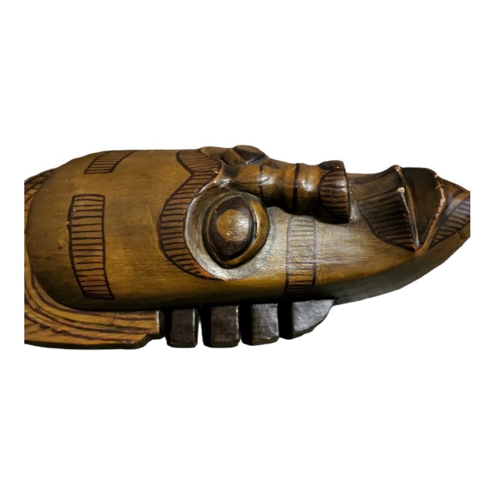 Tribal Hand Carved Indonesia Earthbound Co. Home Decor. - Picture 12 of 12